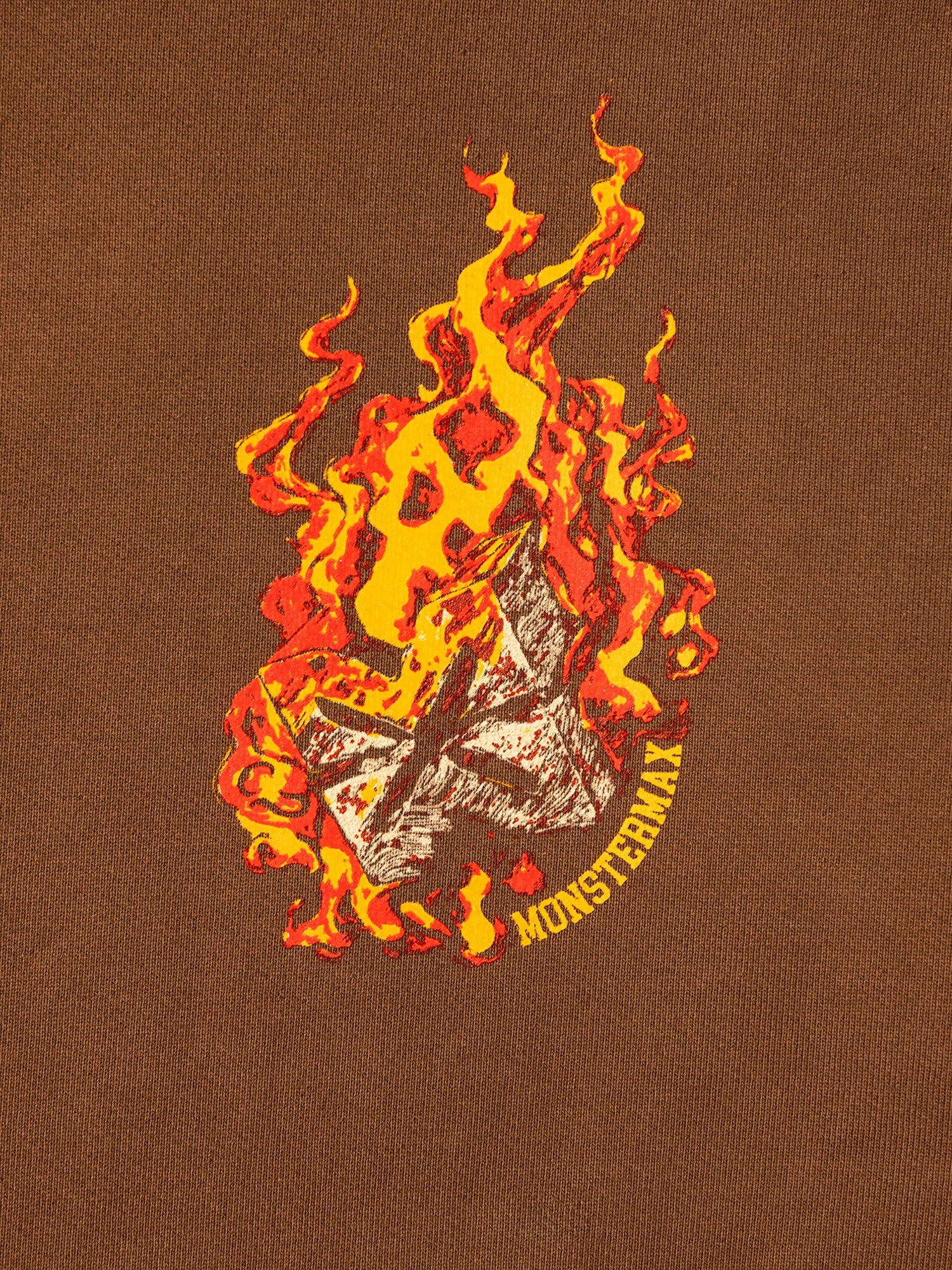MONSTERMAX FIRE DEPARTMENT BROWN HOODIE - Image 3