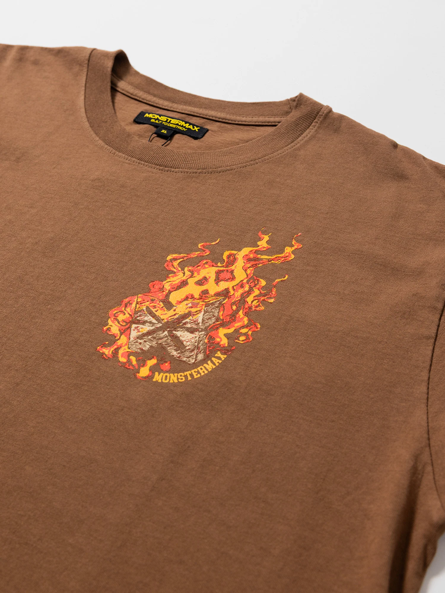 MONSTERMAX FIRE DEPARTMENT BROWN TEE - Image 3