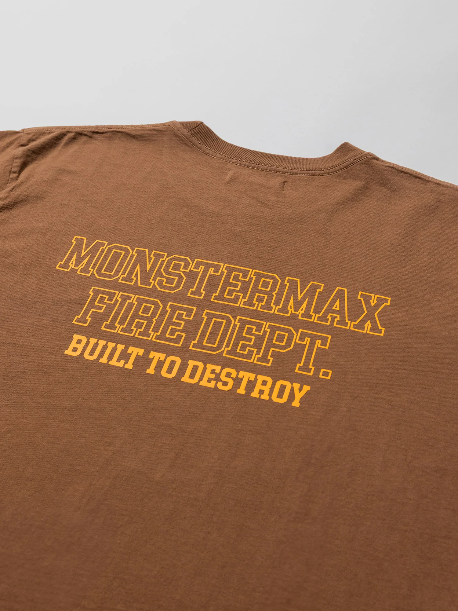 MONSTERMAX FIRE DEPARTMENT BROWN TEE - Image 4