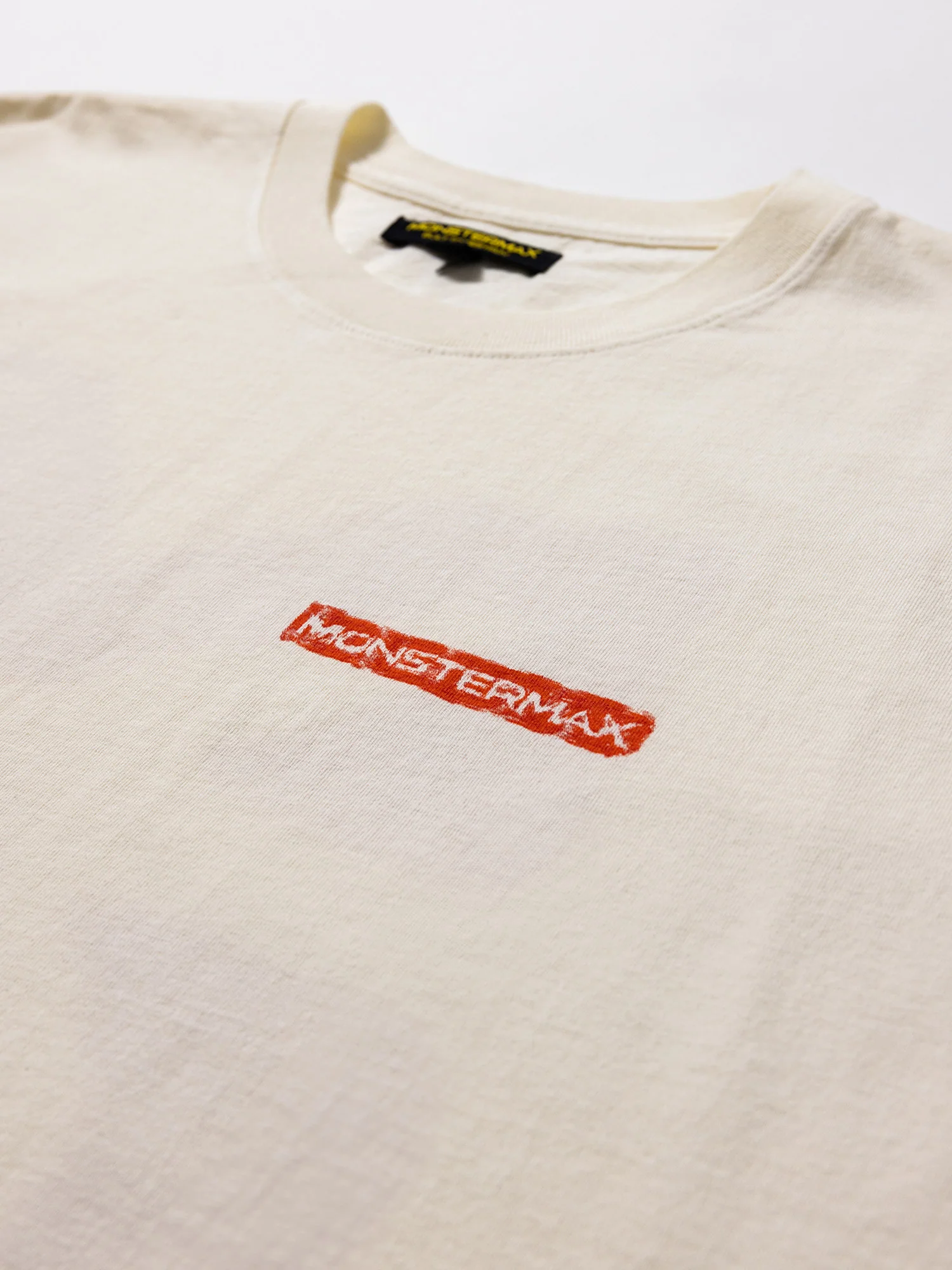 MONSTERMAX PAINTED LOGO WHITE TEE - Image 4